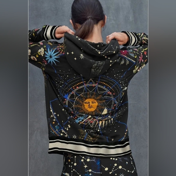 Johnny Was Celestine Zip Up Hooded Jacket Sz 2XL - Picture 1 of 8